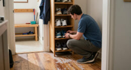 Dunelm’s Rotating Shoe Storage Is 30% Off – And Its Clever Design Doubles Your Hallway Storage