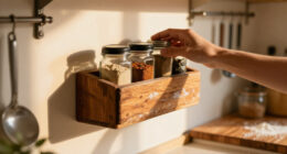 Repurpose A Casserole Holder Into A Spice Rack That Adds Vintage Charm
