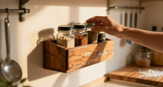 Repurpose A Casserole Holder Into A Spice Rack That Adds Vintage Charm